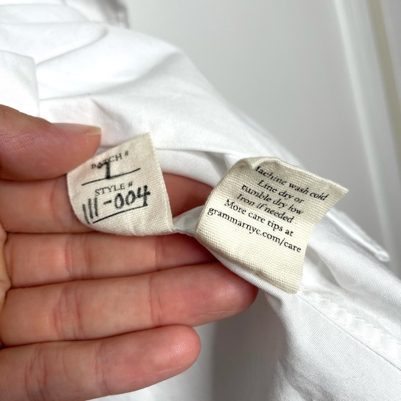 Grammar NYC | The Verb Shirt White 8 - Picture 8 of 10